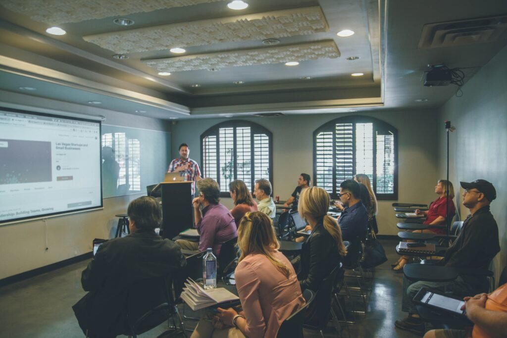 students in class attending a session - safeassign checker