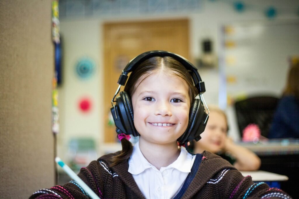 Girl Feeling Happy while Learning Online - Fiveable