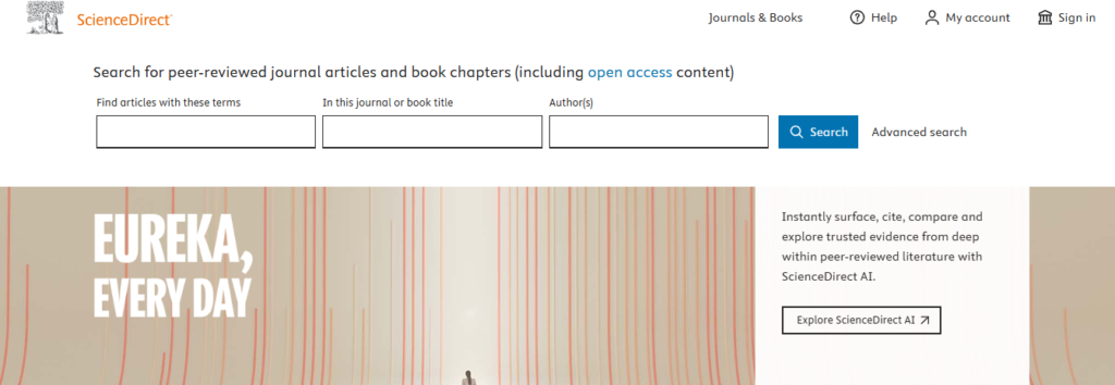 science direct - Websites Like Jstor