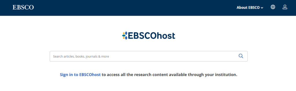 ebsco - Websites Like Jstor