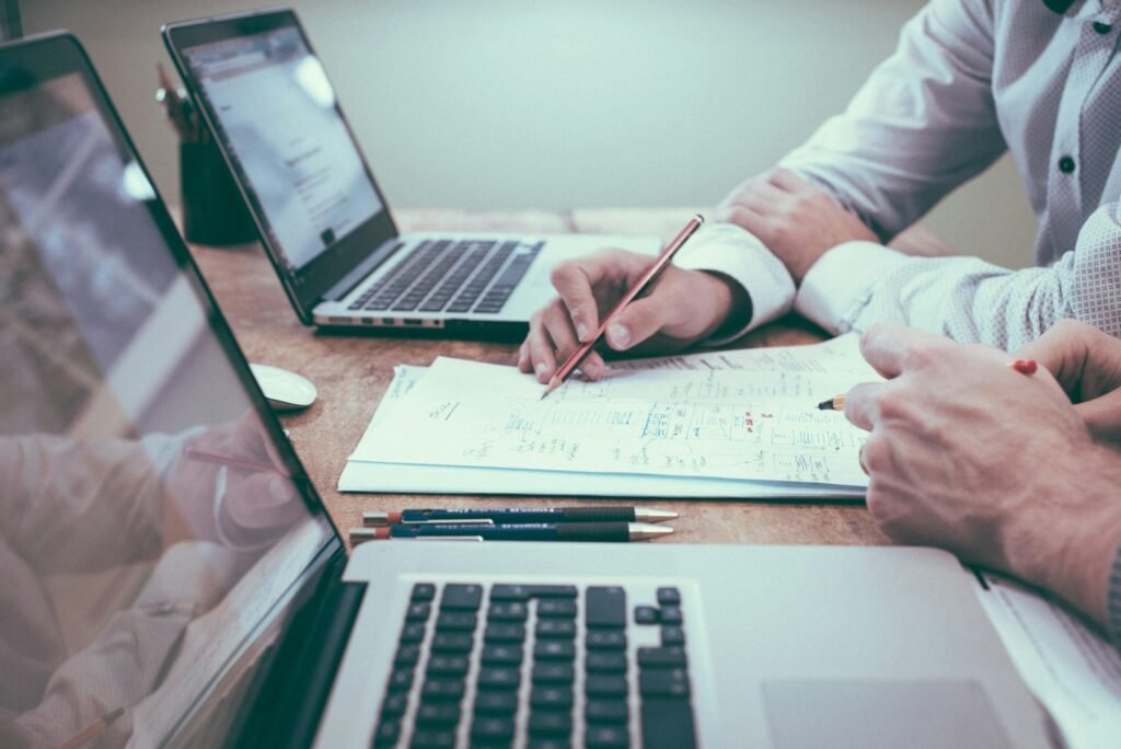 People Working - Finance Research Paper Writing