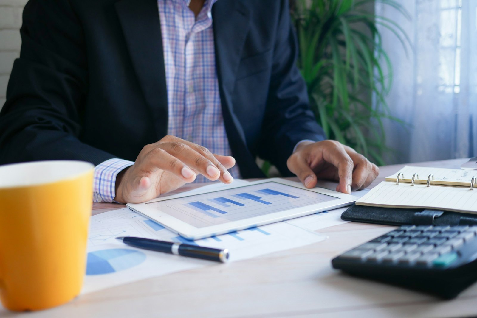 Person Working - Finance Research Paper Writing
