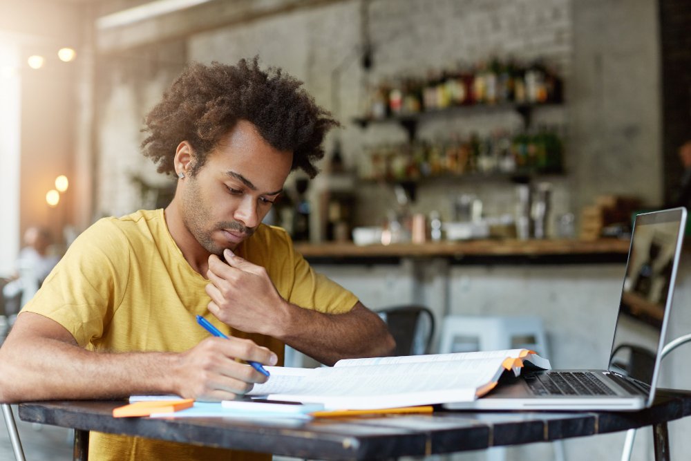man thinking - National Honor Society Essay Examples		

