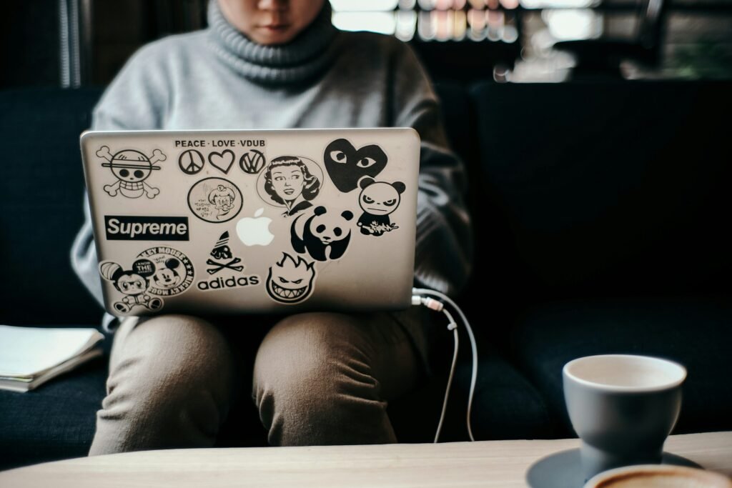 Person Working on Laptop - AI Annotated Bibliography
