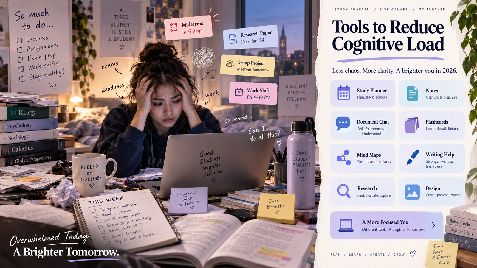 Best Productivity Tools for Students in 2026: Reduce Cognitive Load and Study Smarter